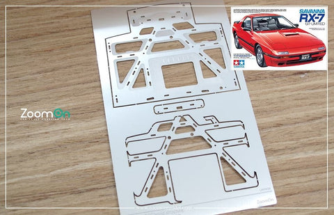 ズームオン ZD081 1/24 マツダ RX-7 FC ボンネットフード ストラクチャー