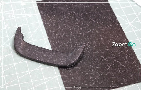 ズームオン ZD169 鍛造カーボンファイバーデカール -チョップドスタイル-