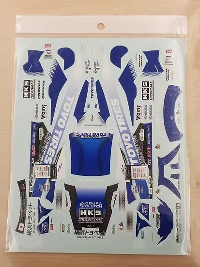 ズームオン ZD201 1/24 D1 チーム トーヨータイヤ トヨタ スープラ 2020（タミヤ用）デカール