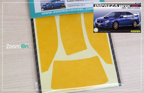 ズームオン ZD241 1/24 ウィンドウペインティングマスク - スバル インプレッサ WRX ST(フジミ用)