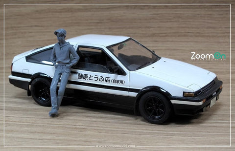 ズームオン ZF001 1/24 藤原拓海 (Fujiwara Takumi) フィギュア