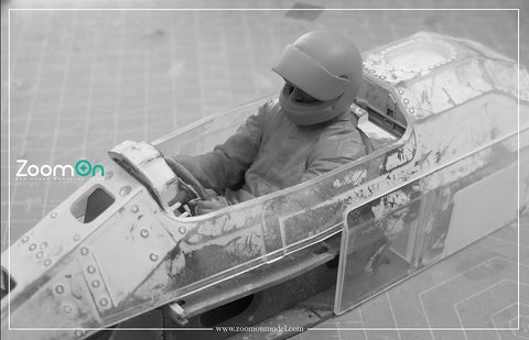 ズームオン ZF008-C 1/12 アイルトン セナ フィギュア (B)キャメル