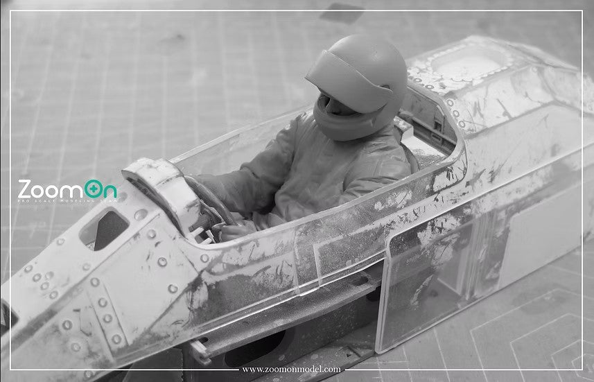 ズームオン ZF008-M 1/12 アイルトン セナ フィギュア (B)マルボロ