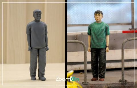 ズームオン ZF009 1/43 武内樹(Itsuki Takeuchi) フィギュア 座りポーズ