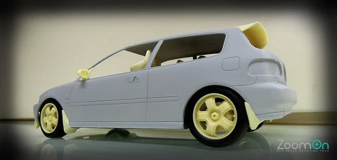 ズームオン ZR010 1/24 16インチ 無限 MR5 sports ホイールセット