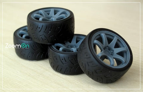 ズームオン ZR016 1/24 15インチ XXR 522 ホイールセット