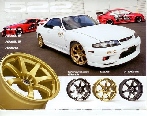 ズームオン ZR016 1/24 16インチ XXR 522 ホイールセット