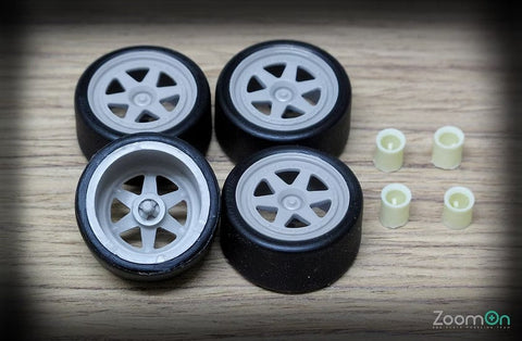 ズームオン ZR018 1/24 18インチ SSR ハセミ Prot-S ホイールセット