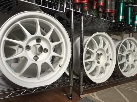 ズームオン ZR026 1/24 16インチ エンケイ ES ターマック レーシングホイールセット