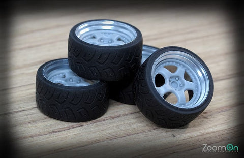 ズームオン ZR032 1/24 18インチ ワーク マイスター s1 ホイールセット