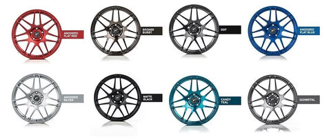 ズームオン ZR046 1/24 18インチ Forgedstar F14 ホイールセット