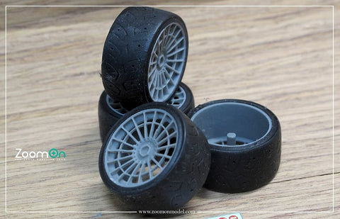 ズームオン ZR054 1/24 16インチ Rotiform LAS-R ホイールセット