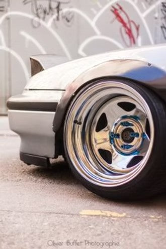 ズームオン ZR061 1/24 15インチ 星形 スチール ホイールセット