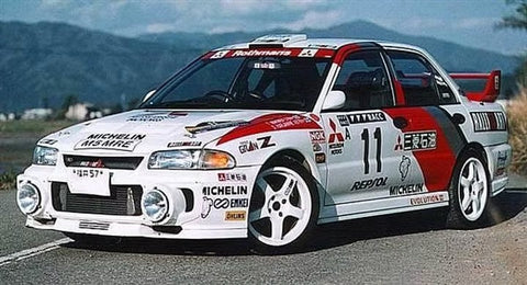 ズームオン ZR077 1/24 17インチ エンケイ WRC ターマックエボ ホイールセット (4穴)