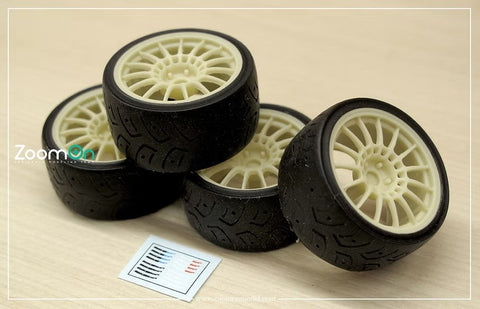 ズームオン ZR078 1/24 16インチ エンケイスポーツ RC-T5 ホイールセット