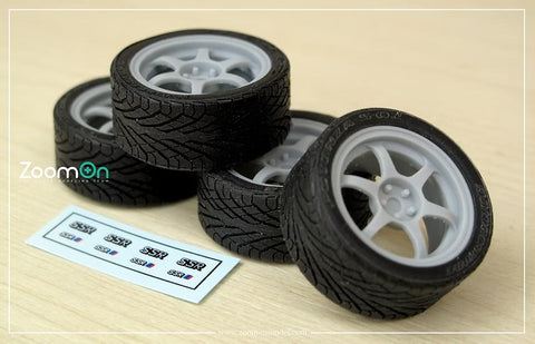 ズームオン ZR083 1/24 15インチ SSR タイプC ホイールセット