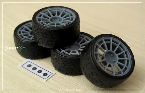 ズームオン ZR085 1/24 17インチ エンケイ NT03RR ホイールセット