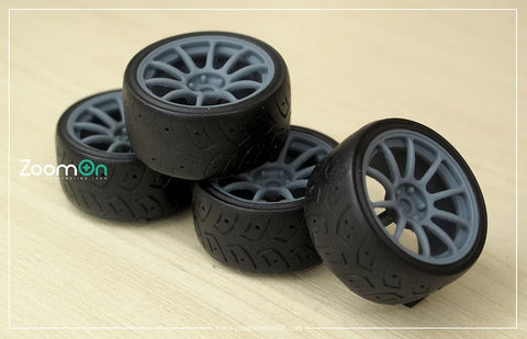 ズームオン ZR088 1/24 18インチ ウェッズ TC105N ホイールセット
