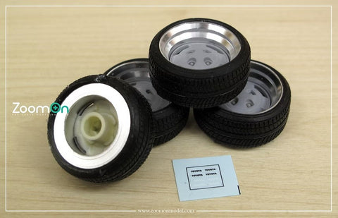 ズームオン ZR097 1/24 16インチ AE86 OEM カスタム ホイールセット