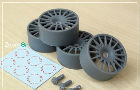 ズームオン ZR098 1/24 18インチ OZ レーシングホイール (アウディ A4 BTCC用)