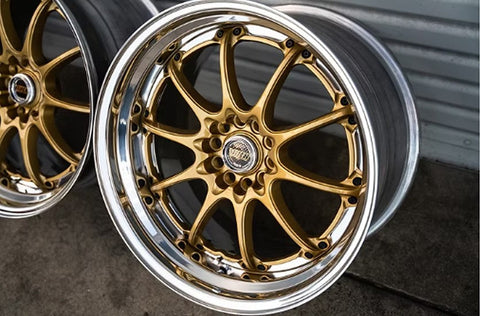 ズームオン ZR122 1/24 18インチ レイズ ボルク レーシング GT-N ホイールセット (タイヤ無し)