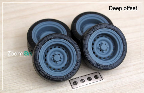 ズームオン ZR123 1/24 15インチ ブリヂストン スーパーラップ ホイールセット